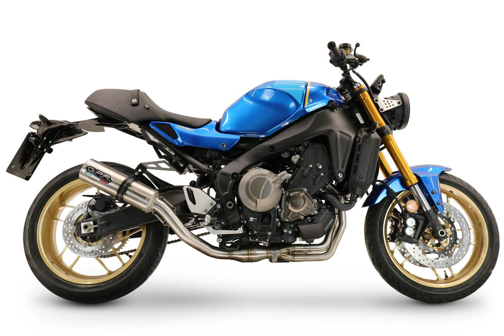 GPR exhaust Yamaha XSR900 2022-2025, M3 Inox , full system exhaust legal for UK and non-EU countries including removable db killer - GPR Exhausts