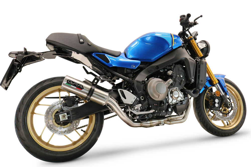GPR exhaust Yamaha XSR900 2022-2025, M3 Inox , full system exhaust legal for UK and non-EU countries including removable db killer - GPR Exhausts