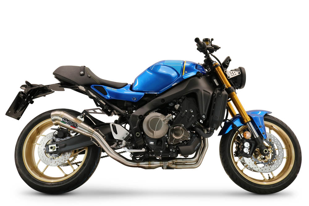 GPR exhaust Yamaha XSR900 2022-2025, Powercone Evo, full system exhaust legal for UK and non-EU countries including removable db killer - GPR Exhausts