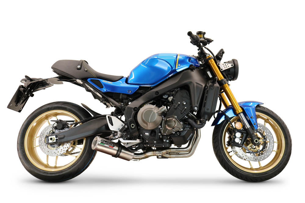 GPR exhaust Yamaha XSR900 2016-2021, M3 Inox , full system exhaust legal for UK and non-EU countries including removable db killer - GPR Exhausts