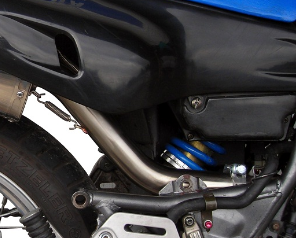 GPR exhaust Yamaha Xt 600 - E - K 1985-2002, Satinox , Homologated legal slip-on exhaust including removable db killer and link pipe - GPR Exhausts