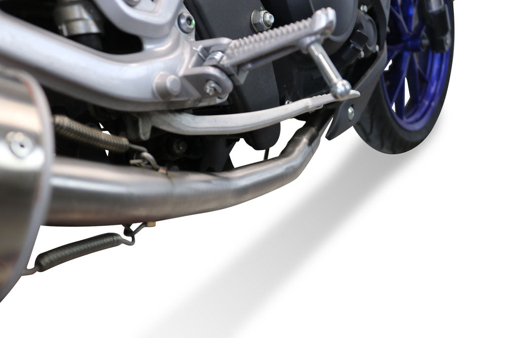 GPR exhaust Yamaha Mt 125 2021-2025, M3 Poppy , full system exhaust legal for UK and non-EU countries including removable db killer - GPR Exhausts