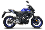 GPR exhaust Yamaha Mt 125 2020-2020, M3 Inox , full system exhaust legal for UK and non-EU countries including removable db killer - GPR Exhausts