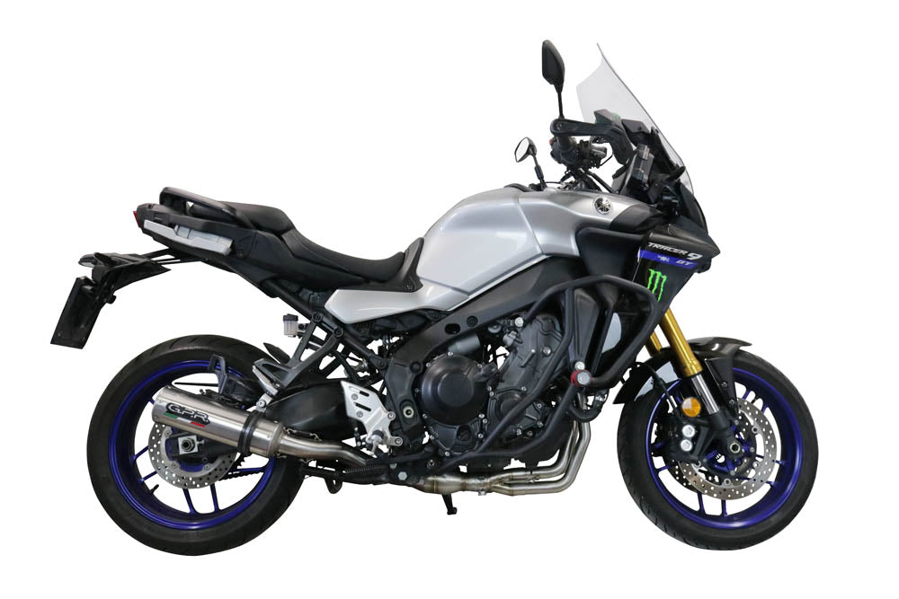 GPR exhaust Yamaha Tracer 9 2021-2024, M3 Inox , full system exhaust legal for UK and non-EU countries including removable db killer - GPR Exhausts