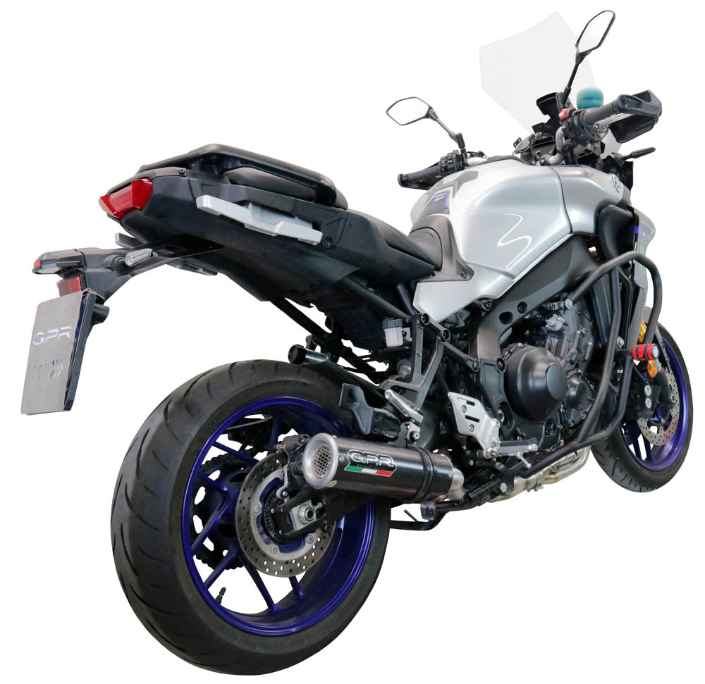 GPR exhaust Yamaha Tracer 9 2021-2024, M3 Poppy , full system exhaust legal for UK and non-EU countries including removable db killer - GPR Exhausts