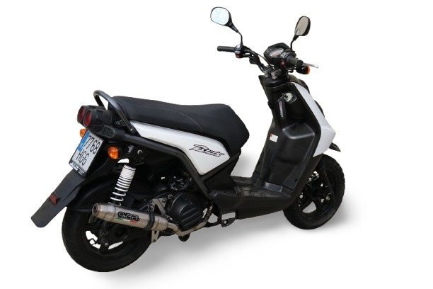 GPR exhaust Yamaha BW'S 125  2010-2013, Deeptone Inox, Racing full system exhaust, including removable db killer - GPR Exhausts