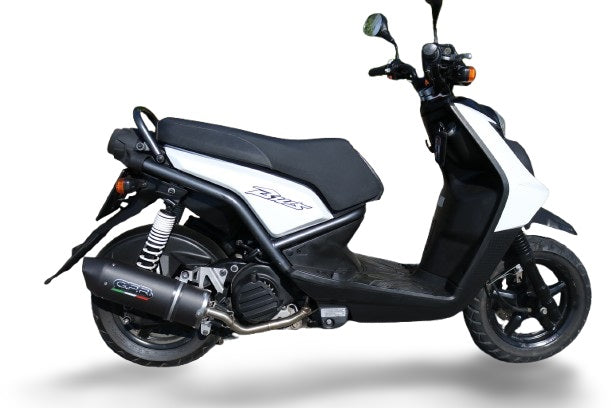 GPR exhaust Yamaha BW'S 125  2010-2013, Furore Nero, Racing full system exhaust, including removable db killer - GPR Exhausts