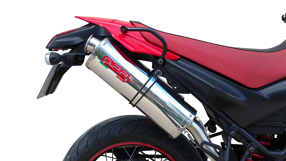 GPR exhaust Yamaha Xt 660 X-R  2004-2014, Trioval, Dual Homologated legal slip-on exhaust including removable db killers and link pipes - GPR Exhausts