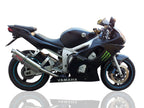 GPR exhaust Yamaha Yzf R6 1999-2002, Trioval, Homologated legal slip-on exhaust including removable db killer and link pipe - GPR Exhausts