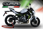 GPR exhaust Kawasaki Z 650 2017-2020, Albus Evo4, full system exhaust legal for UK and non-EU countries including removable db killer - GPR Exhausts
