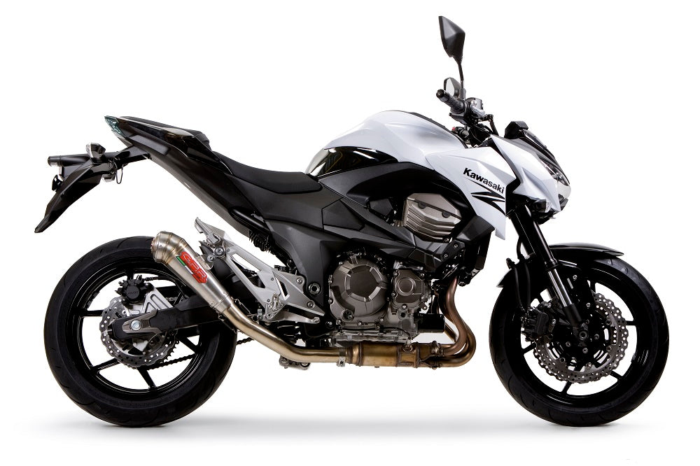 GPR exhaust Kawasaki Z 800 E 2009-2016, Powercone Evo, Homologated legal slip-on exhaust including removable db killer and link pipe - GPR Exhausts