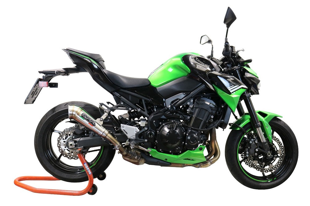 GPR exhaust Kawasaki Z 900 2020-2020, Powercone Evo, Homologated legal slip-on exhaust including removable db killer and link pipe - GPR Exhausts