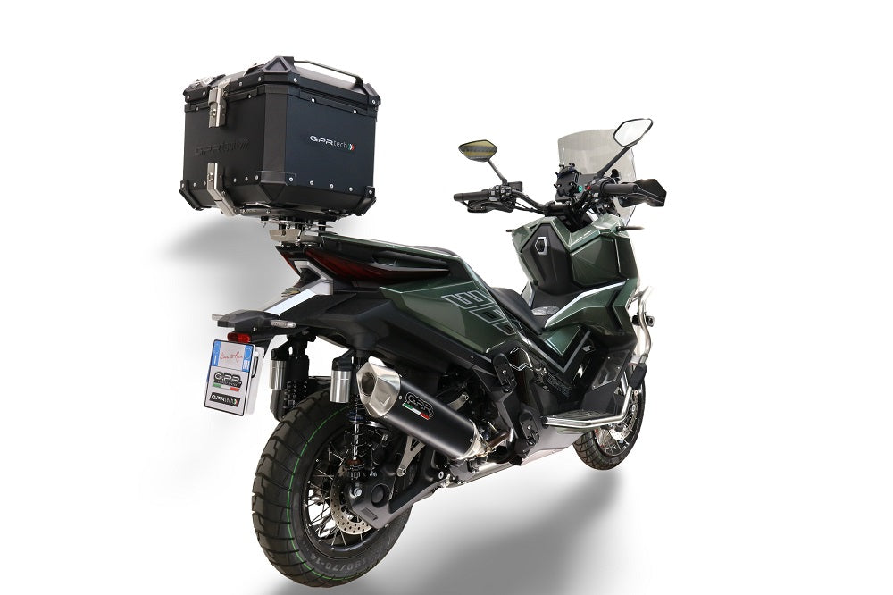 GPR Tech Alpi-Tech 35L Aluminium Top Case with Roof Rack & Specific Fitting Plate - Zontes 368 G (2025–2026) - Black - image 2