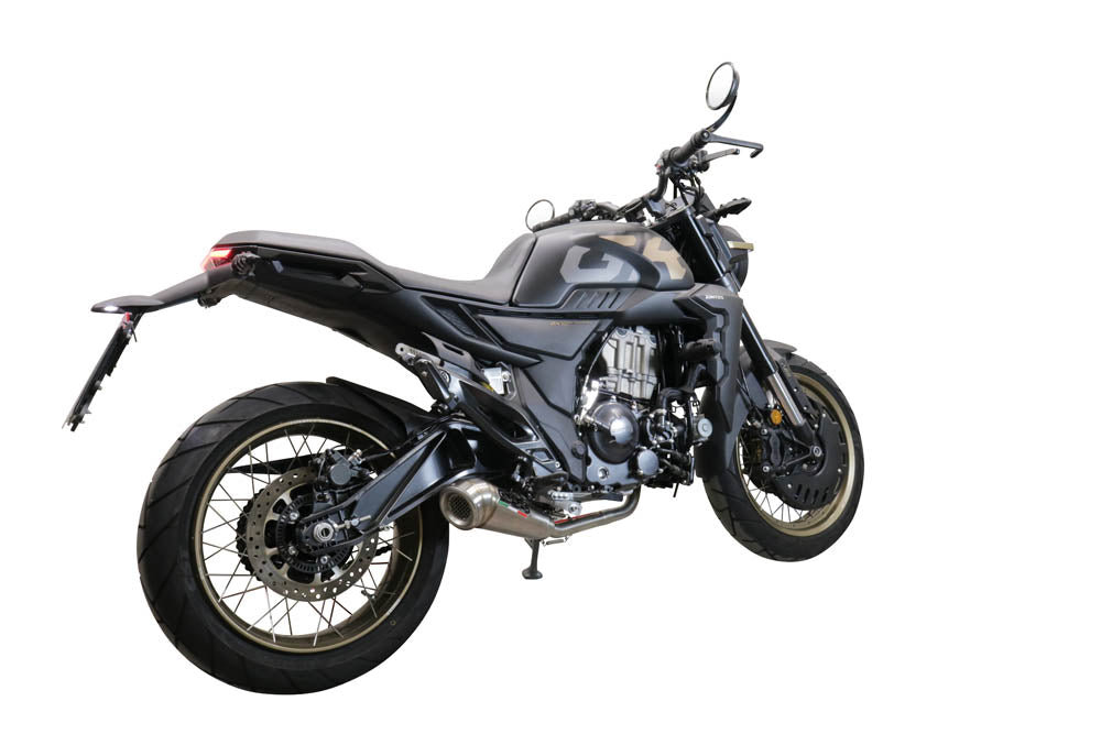 GPR exhaust Zontes 350 T2 ADV 2022-2024, Powercone Evo, full system exhaust legal for UK and non-EU countries including removable db killer - GPR Exhausts