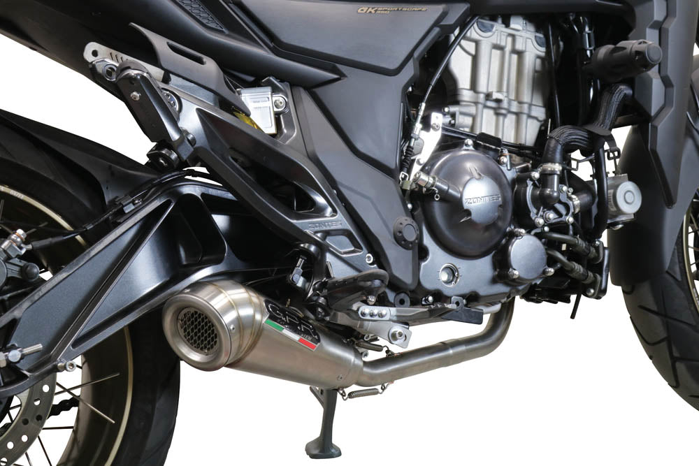 GPR exhaust Zontes 350 R1 2022-2024, Powercone Evo, full system exhaust legal for UK and non-EU countries including removable db killer - GPR Exhausts