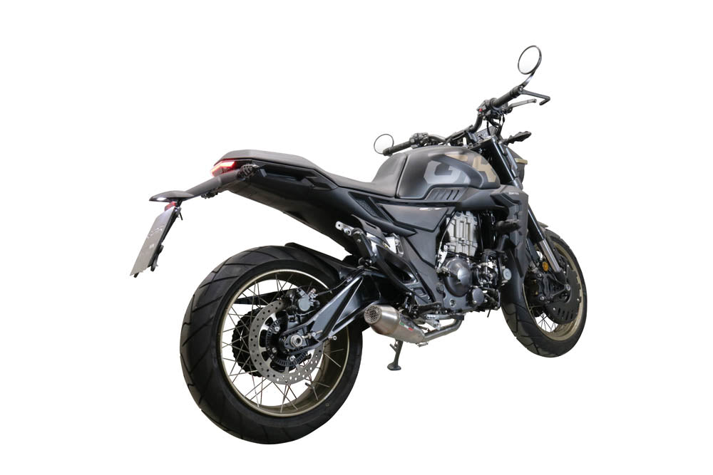 GPR exhaust Zontes 350 GK 2022-2024, Ultracone, full system exhaust legal for UK and non-EU countries including removable db killer - GPR Exhausts