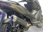 GPR exhaust Zontes 365M 2024-2026, Furore-X Scooter, Racing slip-on exhausts including link pipe and removable db killer - GPR Exhausts