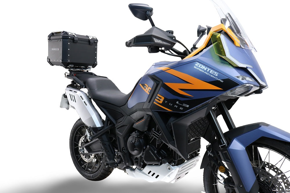 GPR Tech Alpi-Tech 35L Aluminium Top Case with Specific Fitting Plate - Zontes 703 F (2024–2026) - Black - image 4