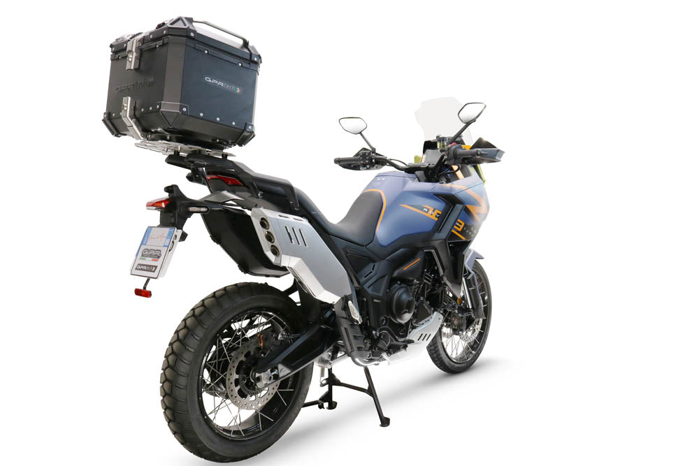 GPR Tech Alpi-Tech 35L Aluminium Top Case with Specific Fitting Plate - Zontes 703 F (2024–2026) - Black - image 2