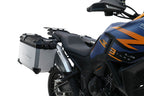 GPR Tech 38L + 38L Aluminium Side Case Set with Pannier Rack - Zontes 703 F (2024–2026) - Silver - image 2