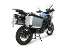 GPR Tech 38L + 38L Aluminium Side Case Set with Pannier Rack - Zontes 703 F (2024–2026) - Silver - image 3