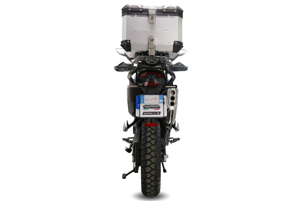 GPR Tech Alpi-Tech 35L Aluminium Top Case with Specific Fitting Plate - Zontes 703 F (2024–2026) - Silver - image 3