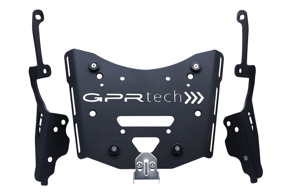 GPR Tech Alpi-Tech 26L Aluminium Top Case with Roof Rack & Specific Fitting Plate - Zontes E 350 (2023–2024) - Silver - image 4
