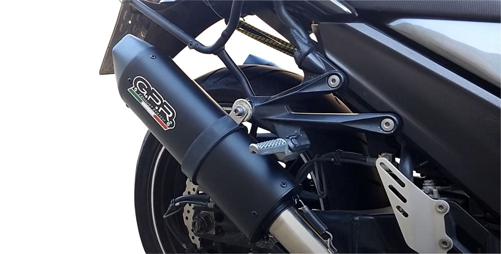 GPR exhaust Kawasaki Zzr 1400 2017-2022, Furore Nero, Dual racing slip-on exhaust including link pipes - GPR Exhausts